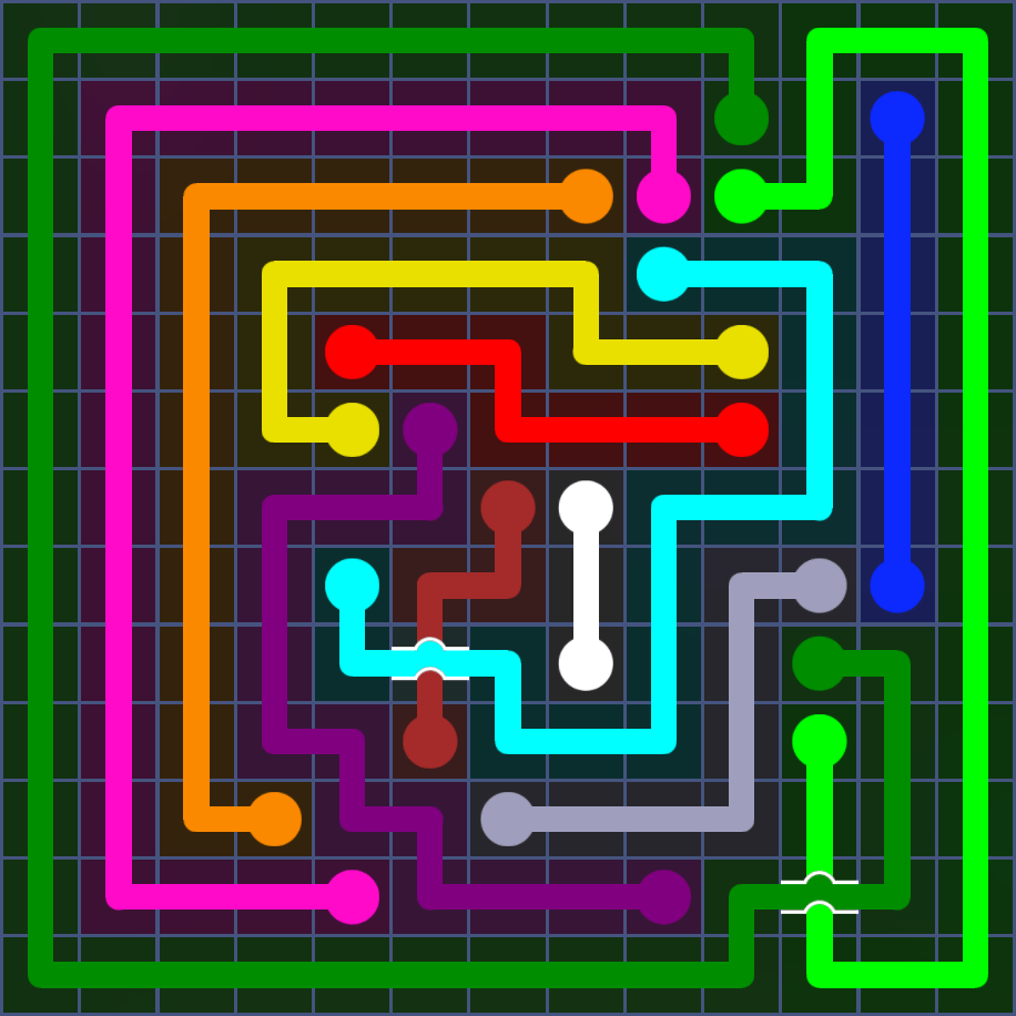 Flow Free 5618 Solution