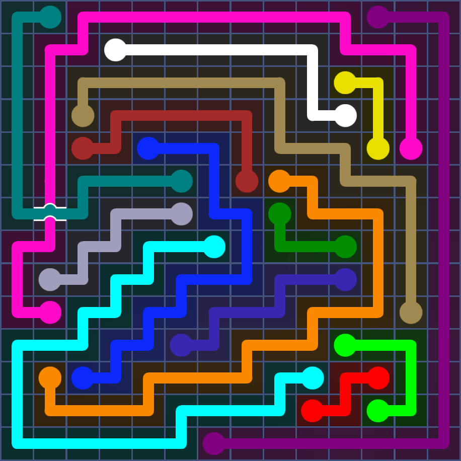 Flow Free 5653 Solution