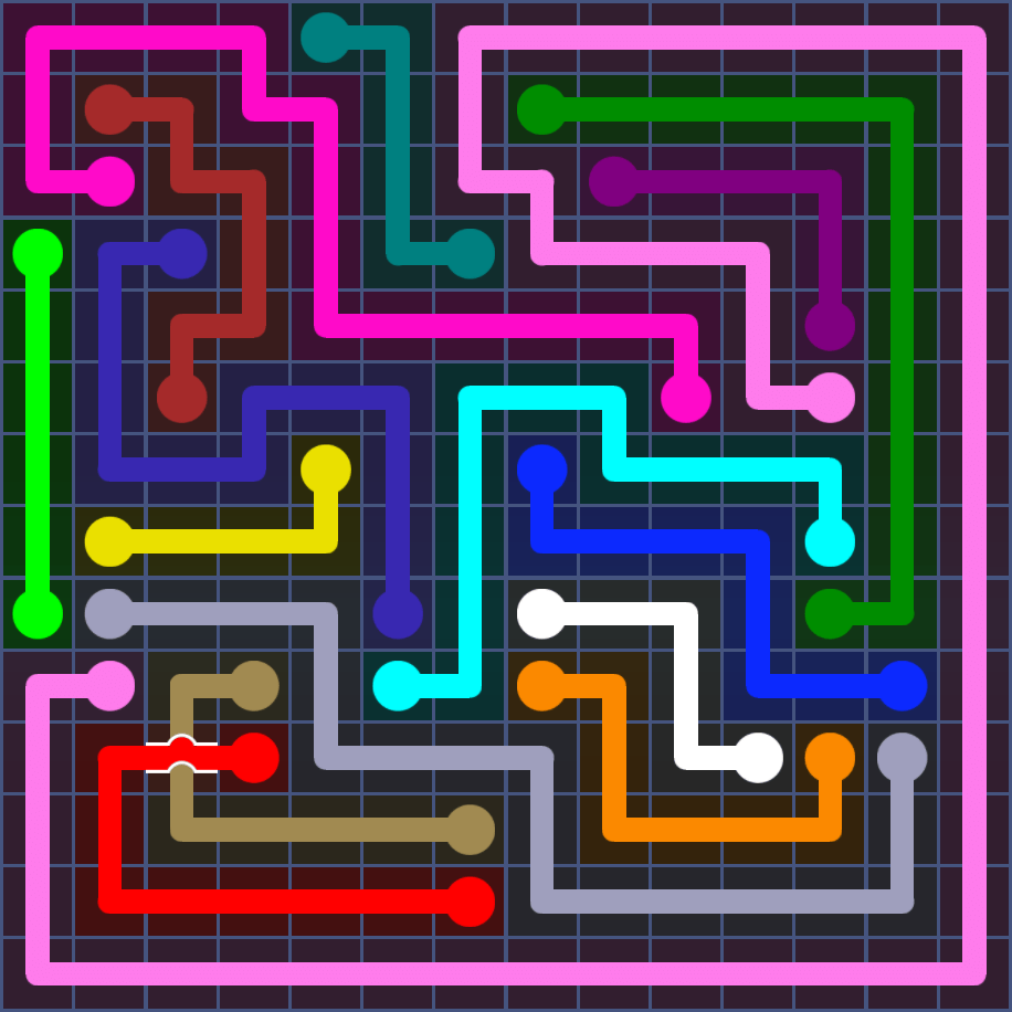 Flow Free 5656 Solution