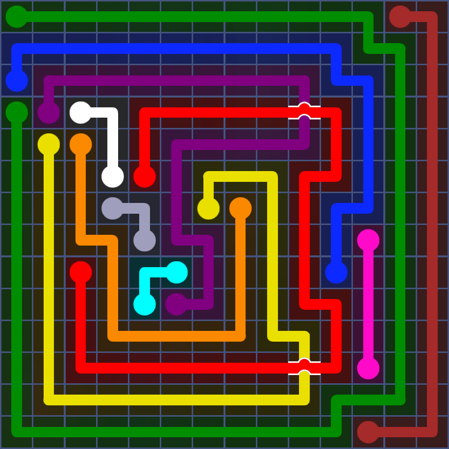 Flow Free 5657 Solution