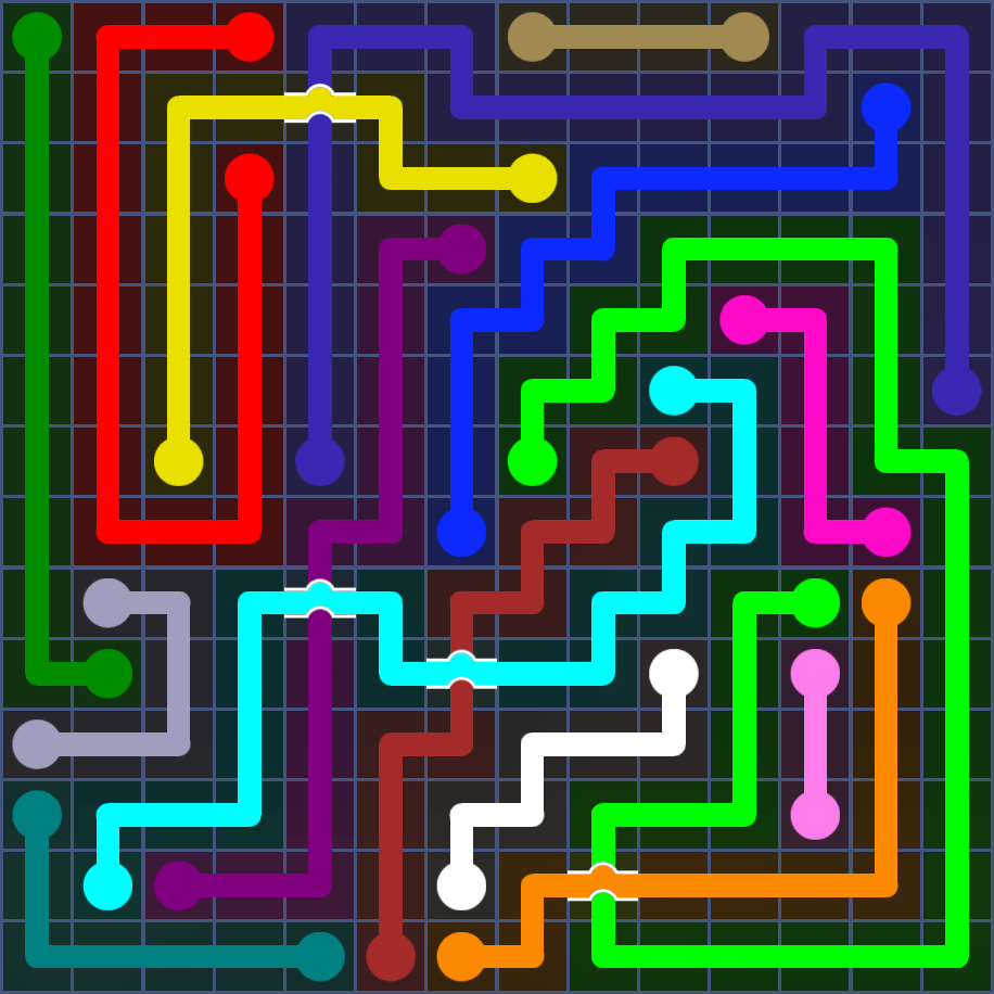 Flow Free 5658 Solution