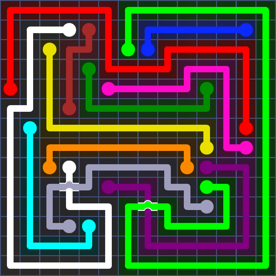 Flow Free 5659 Solution