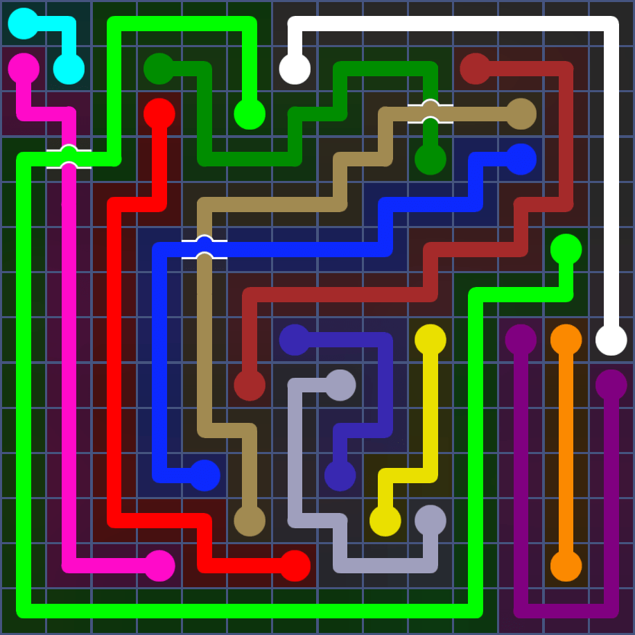 Flow Free 5642 Solution