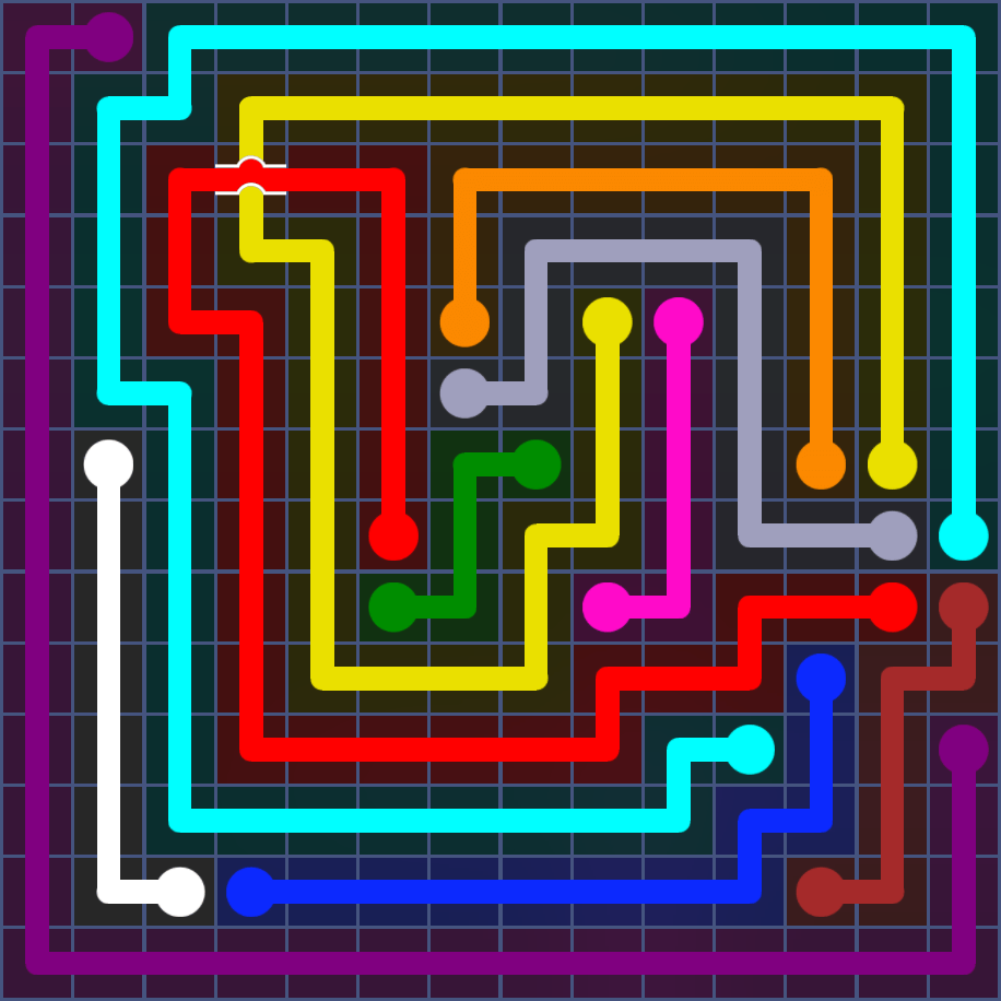 Flow Free 5667 Solution