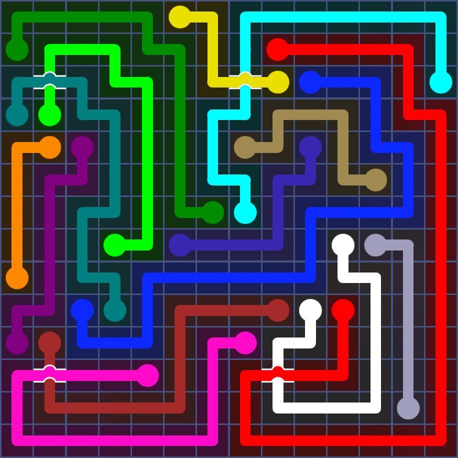 Flow Free 5644 Solution