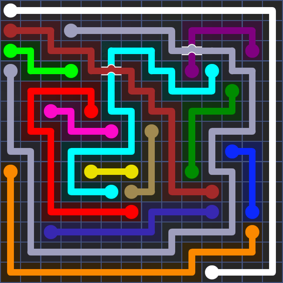 Flow Free 5645 Solution