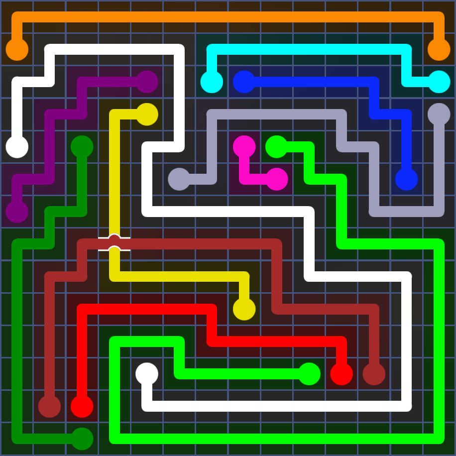Flow Free 5649 Solution