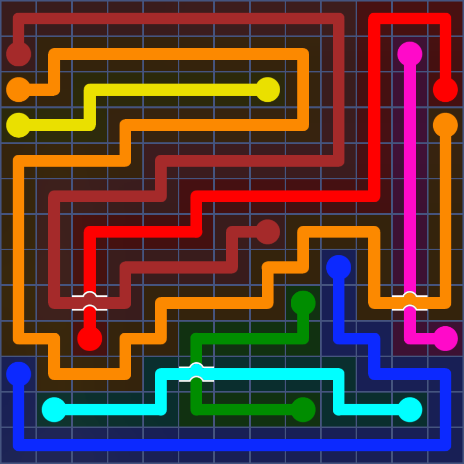 Flow Free 5778 Solution