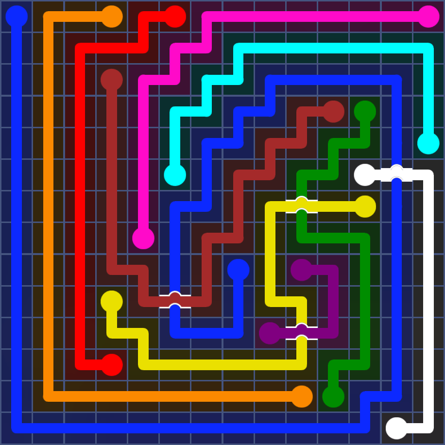 Flow Free 5779 Solution