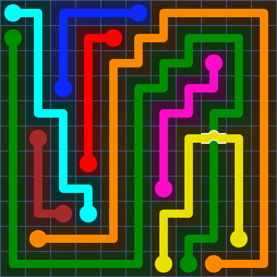 Flow Free 5782 Solution