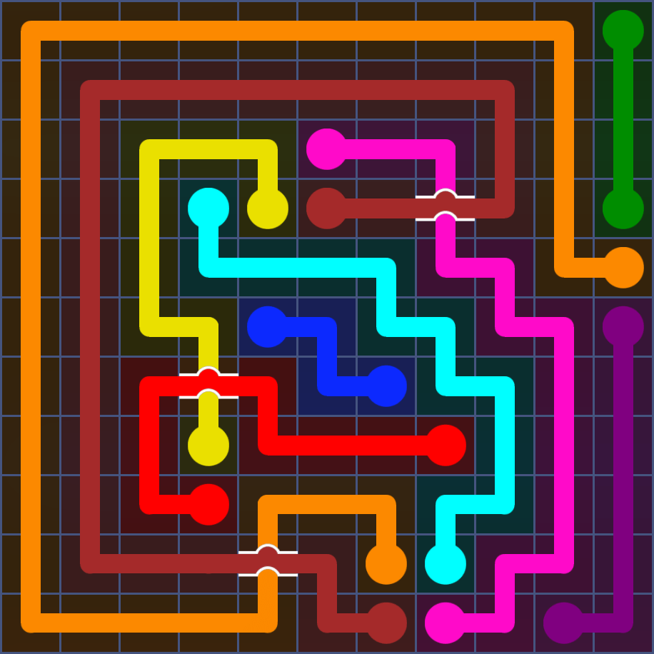 Flow Free 5784 Solution