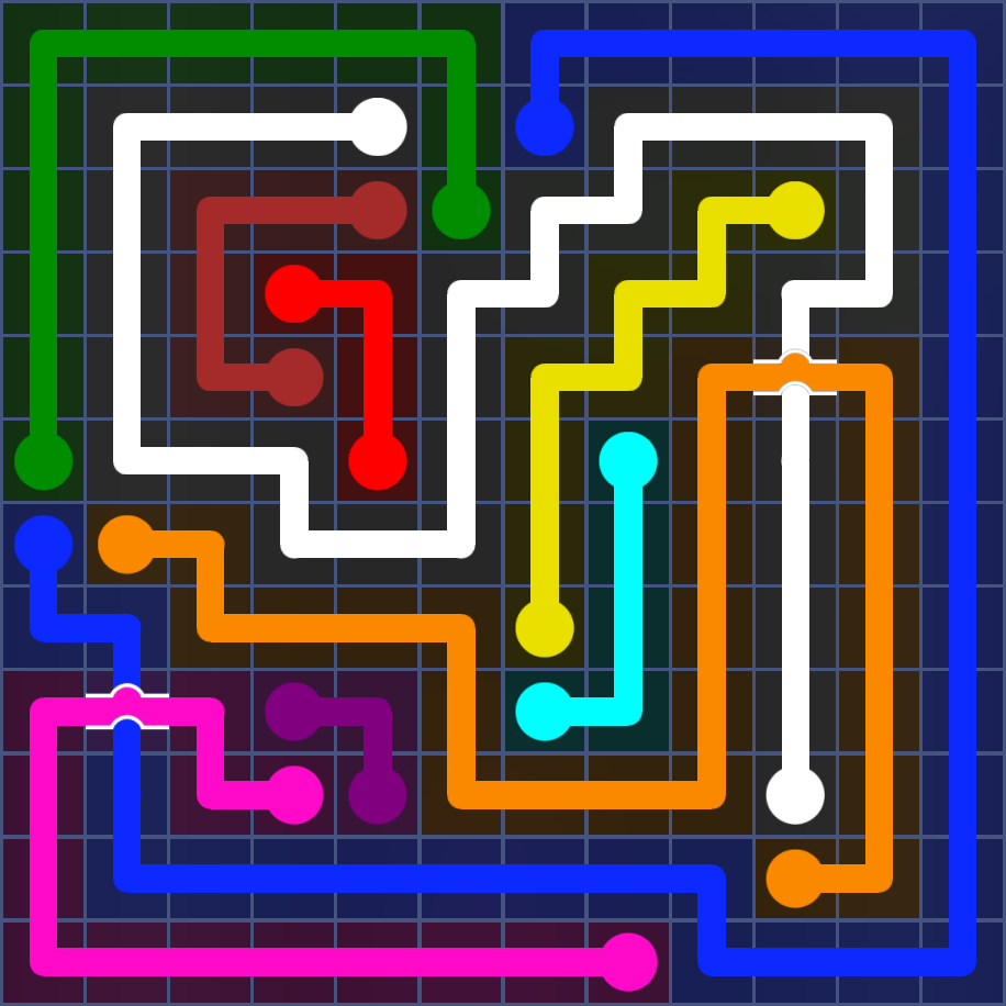 Flow Free 5785 Solution