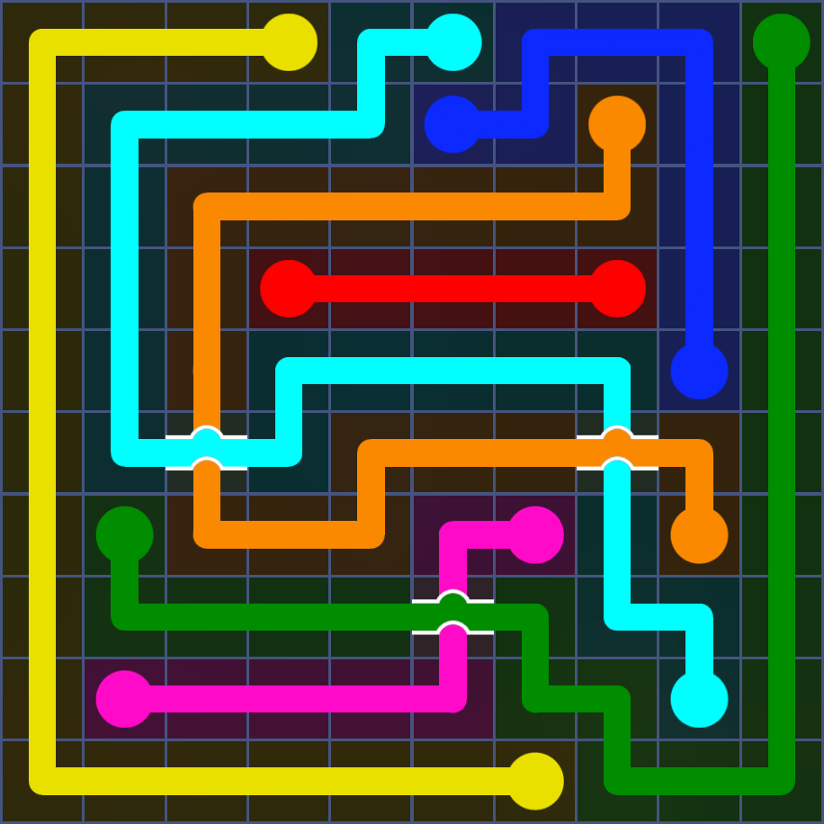 Flow Free 5791 Solution