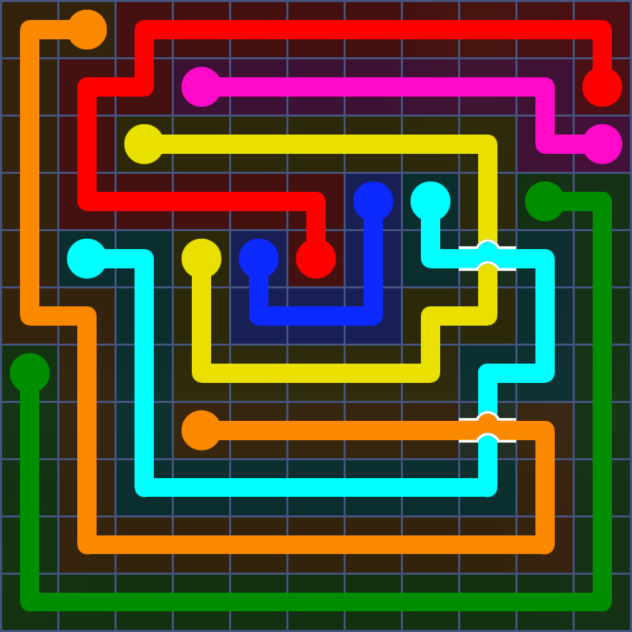 Flow Free 5792 Solution