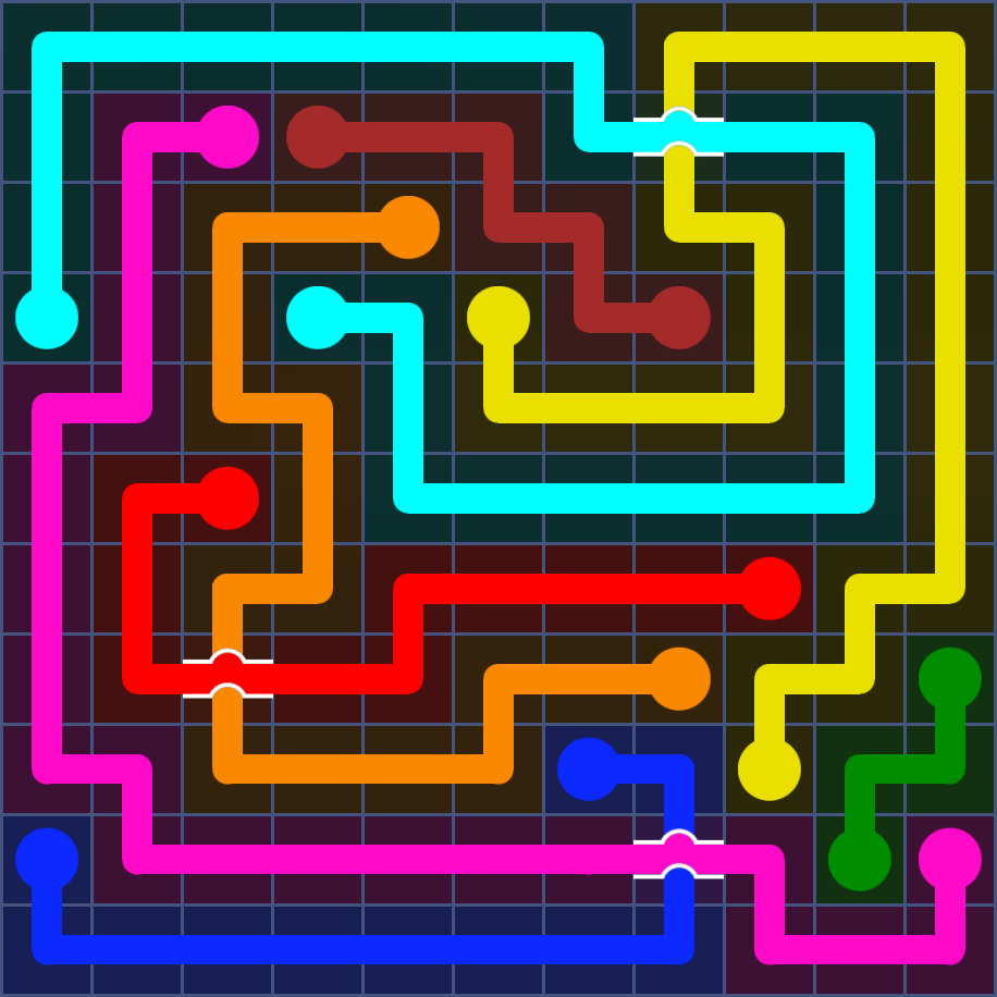 Flow Free 5798 Solution