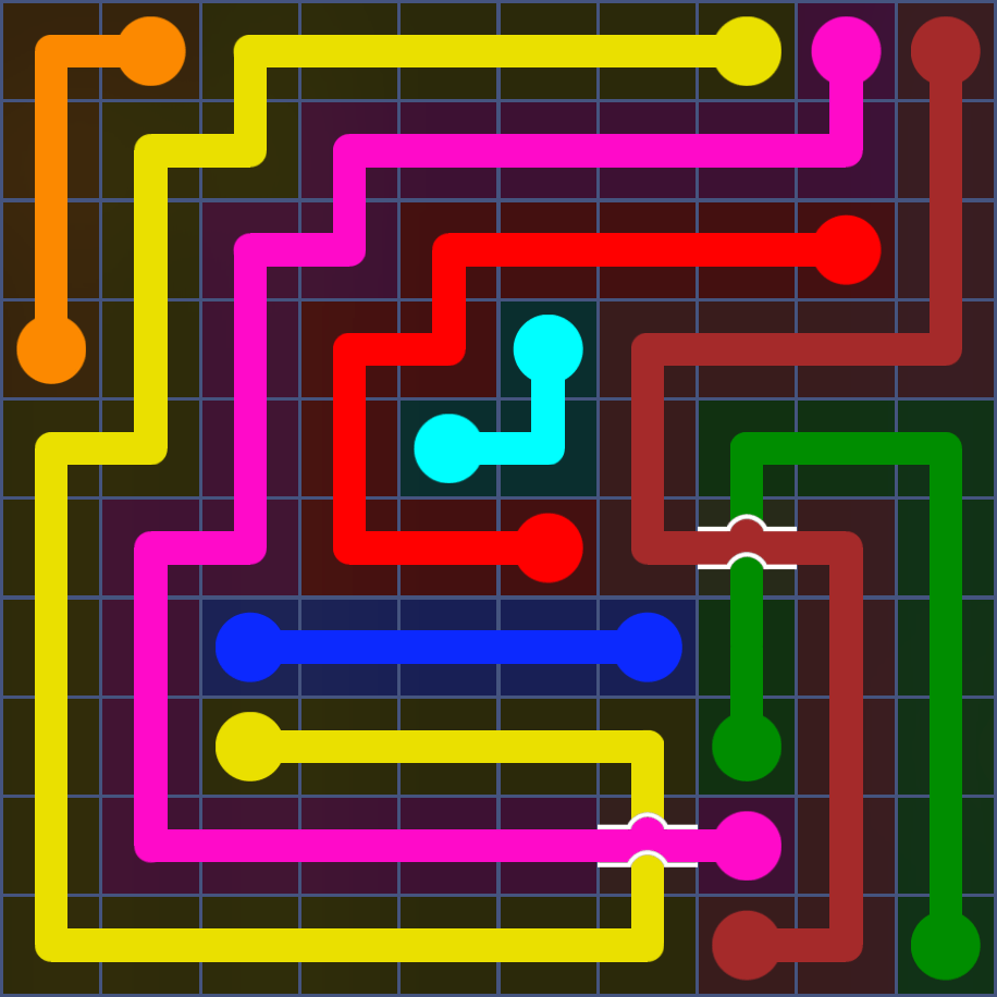 Flow Free 5799 Solution