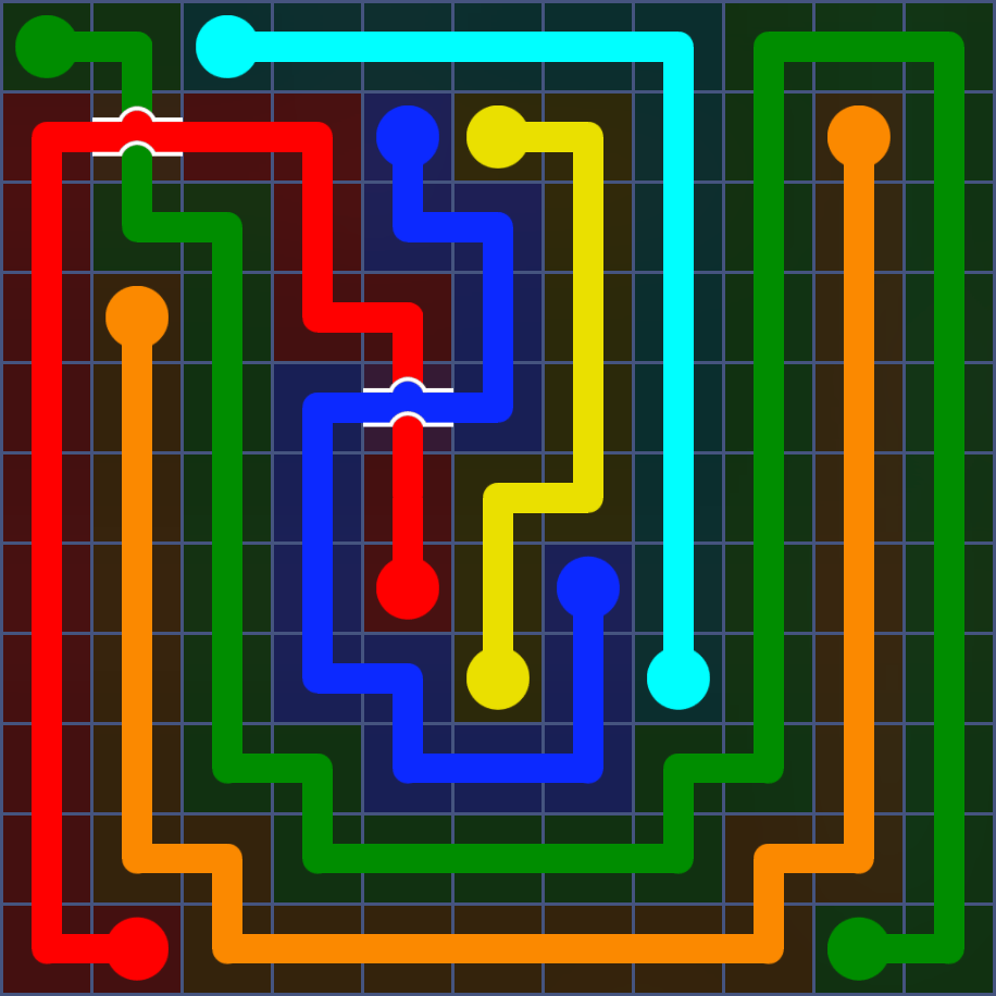 Flow Free 5806 Solution