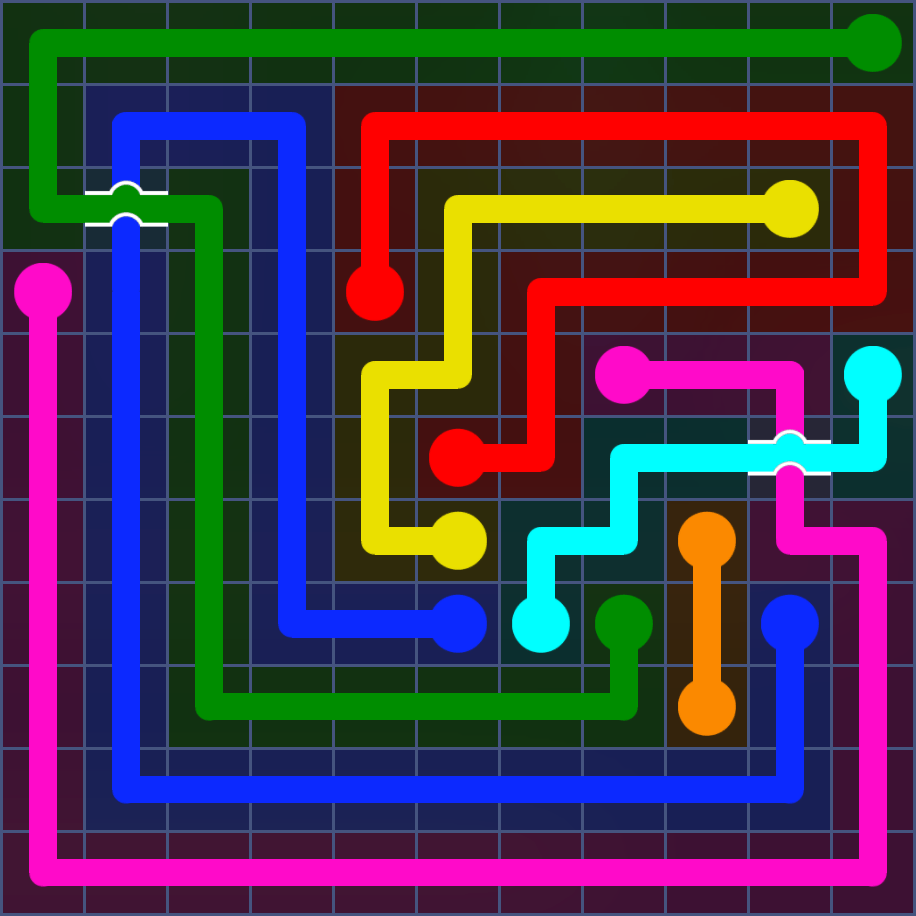 Flow Free 5808 Solution
