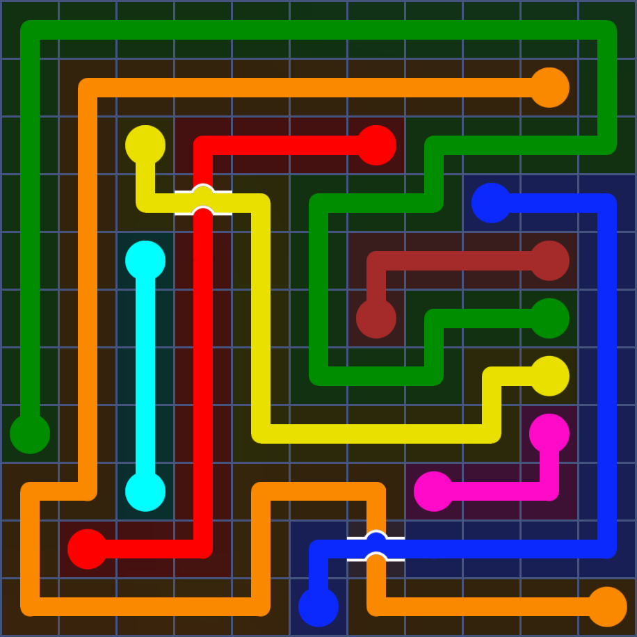 Flow Free 5816 Solution