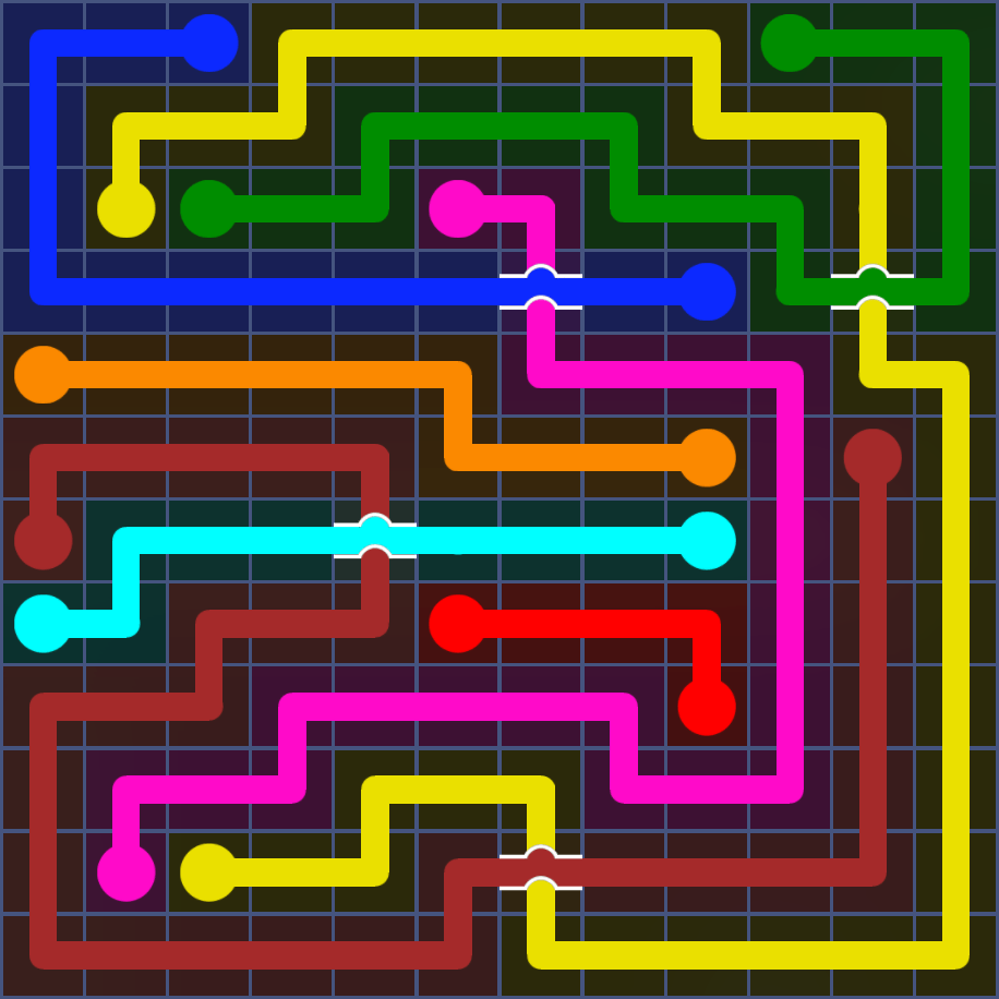 Flow Free 5817 Solution