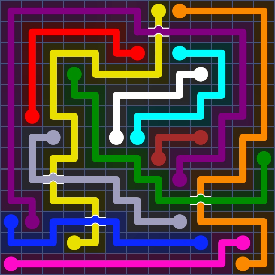 Flow Free 5706 Solution