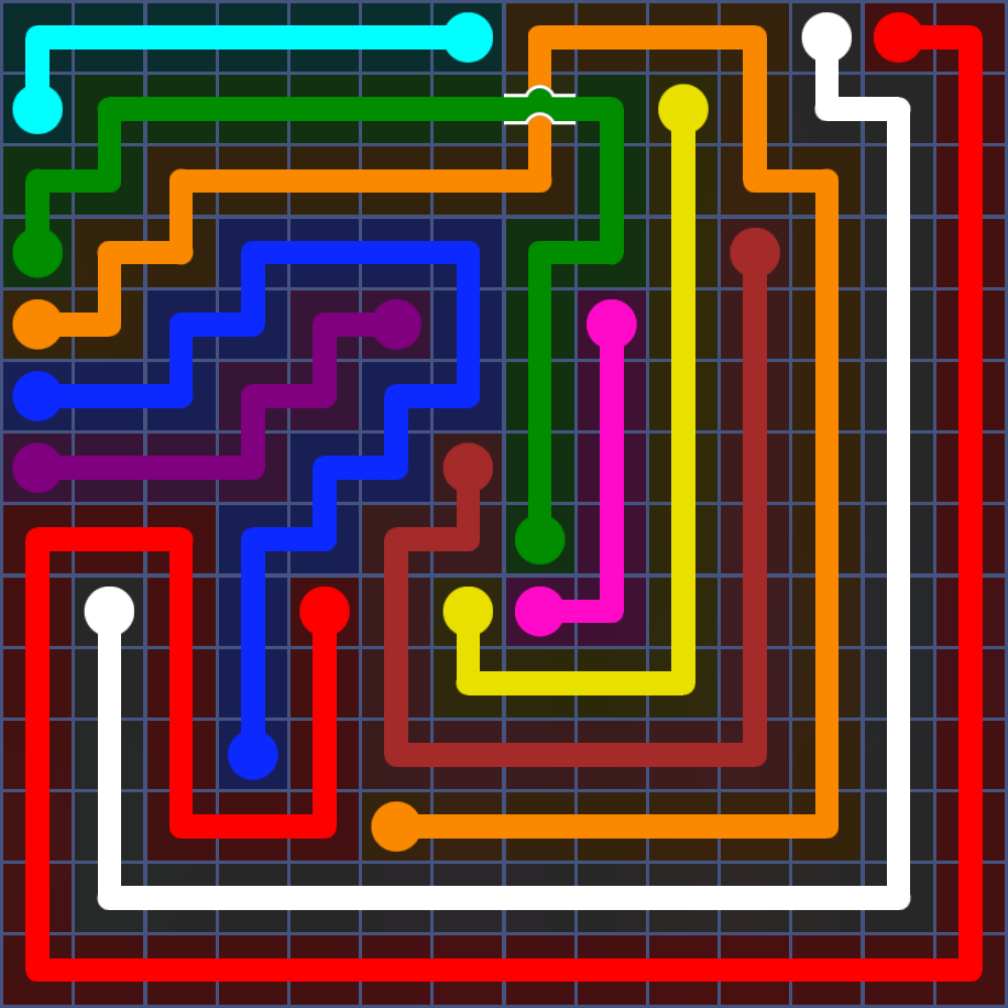 Flow Free 5707 Solution
