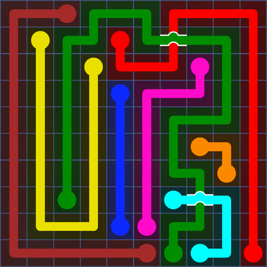 Flow Free 5719 Solution