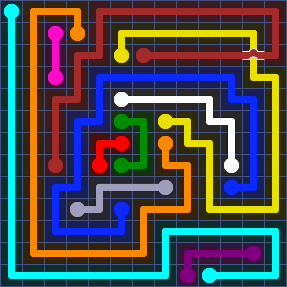 Flow Free 5722 Solution