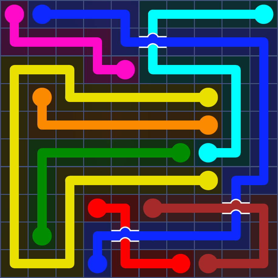 Flow Free 5727 Solution