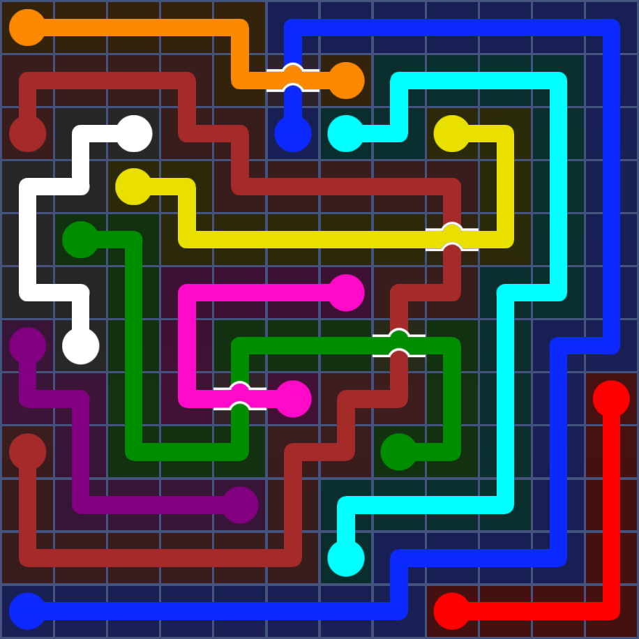Flow Free 5729 Solution