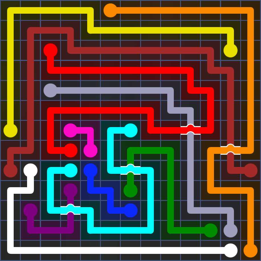 Flow Free 5732 Solution