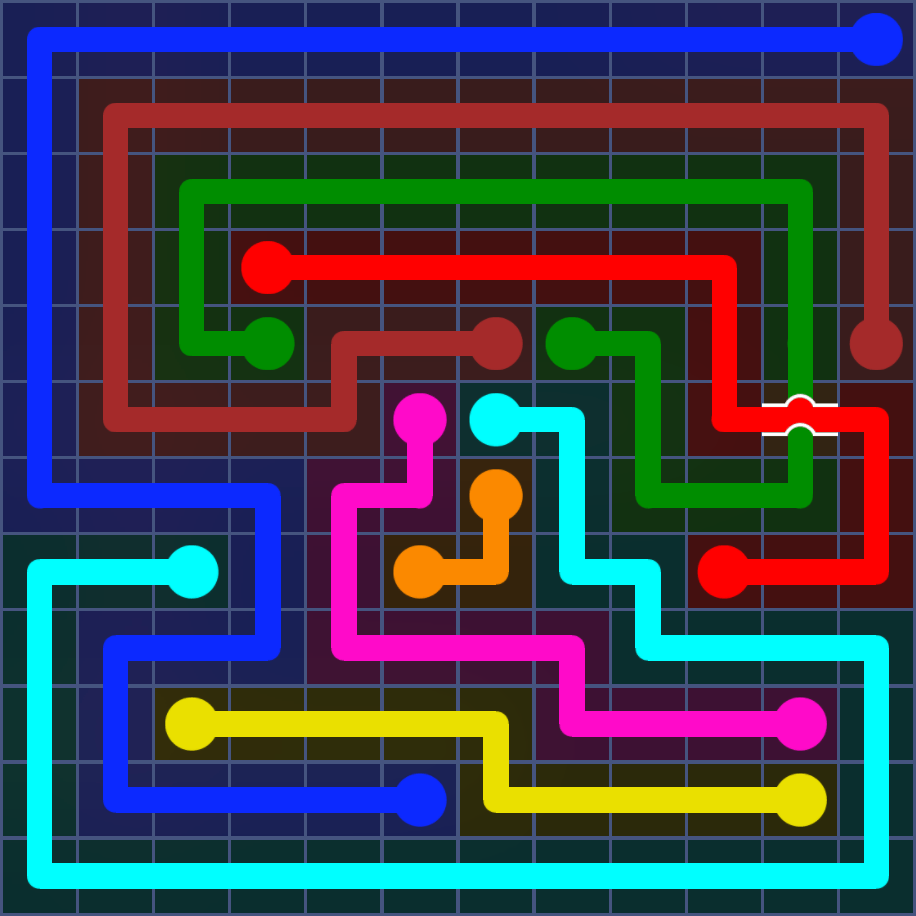 Flow Free 5733 Solution