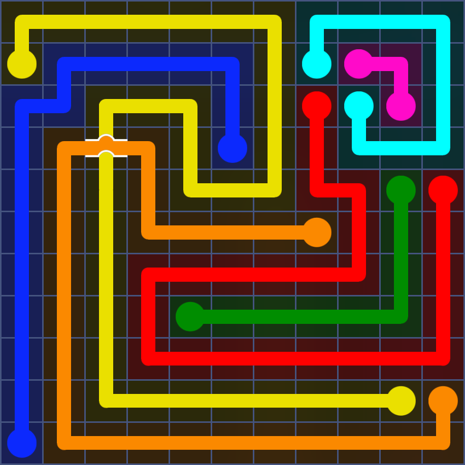 Flow Free 5734 Solution