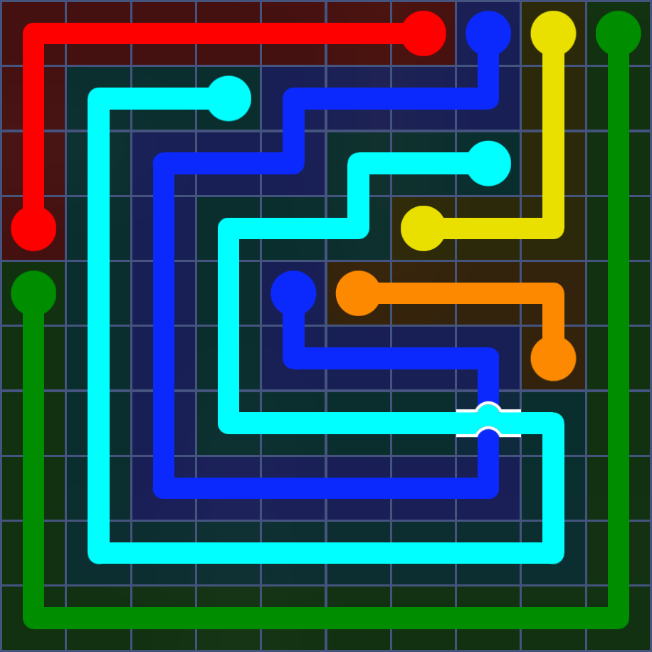 Flow Free 5735 Solution
