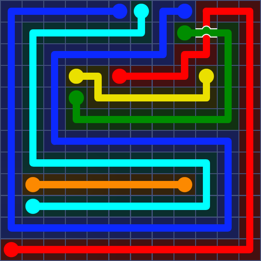 Flow Free 5745 Solution