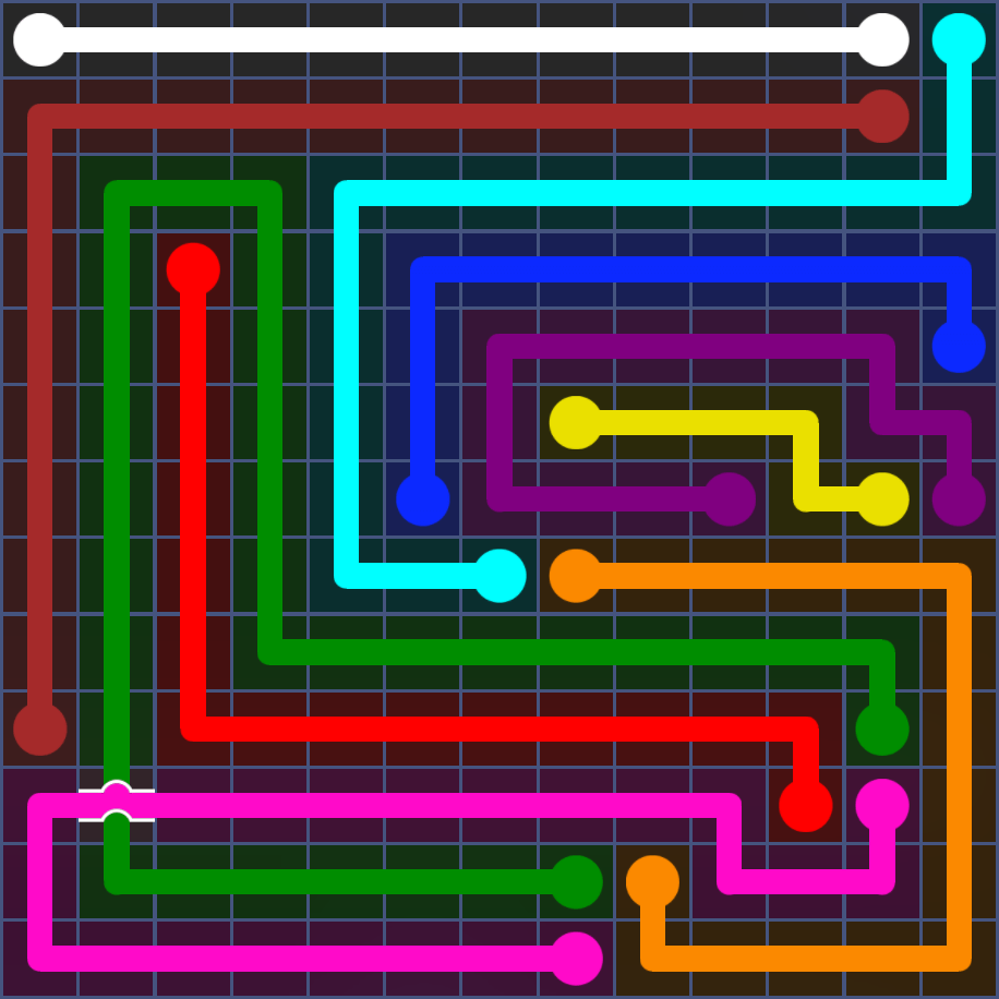 Flow Free 5748 Solution