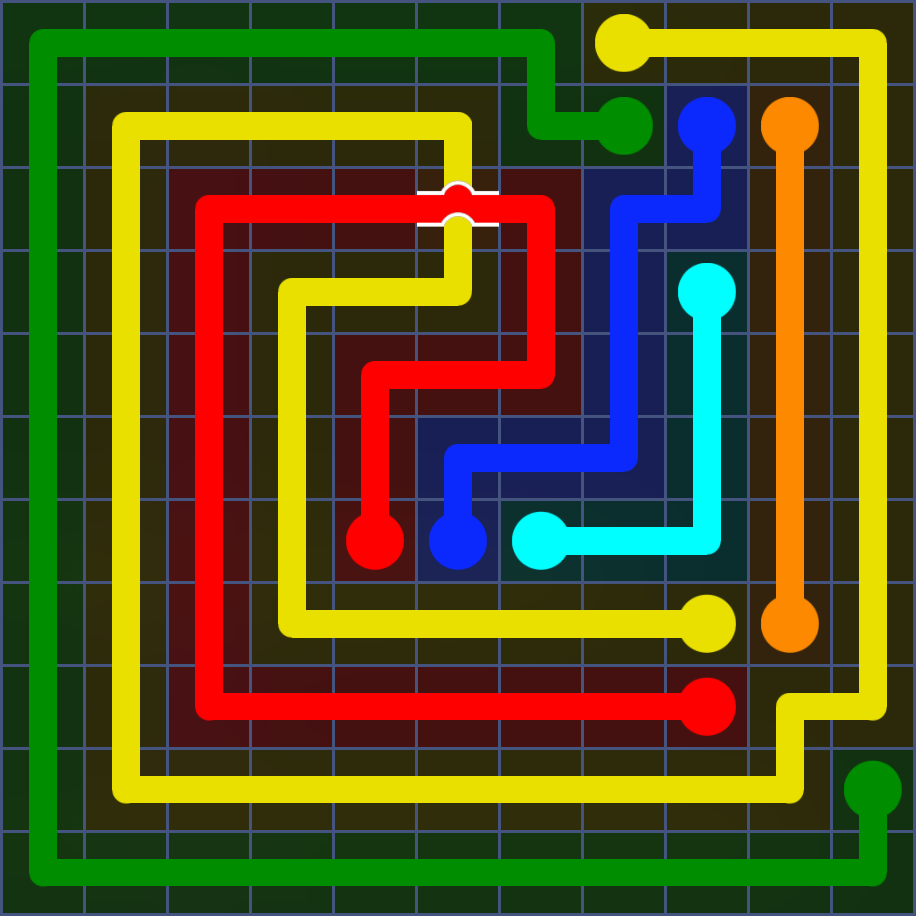 Flow Free 5752 Solution