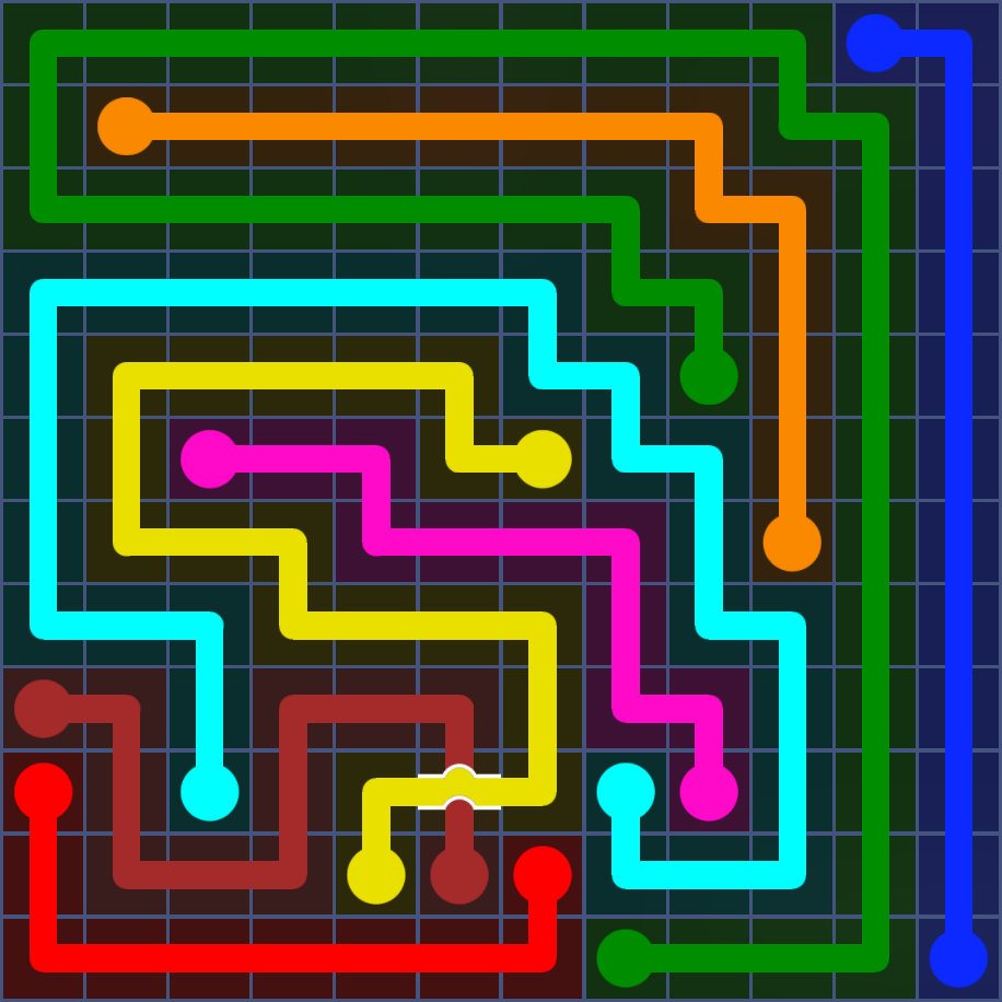Flow Free 5757 Solution