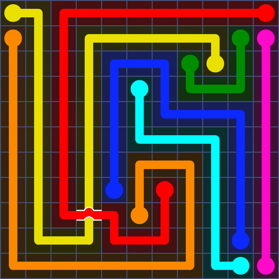Flow Free 5758 Solution
