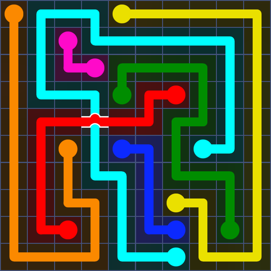 Flow Free 5767 Solution