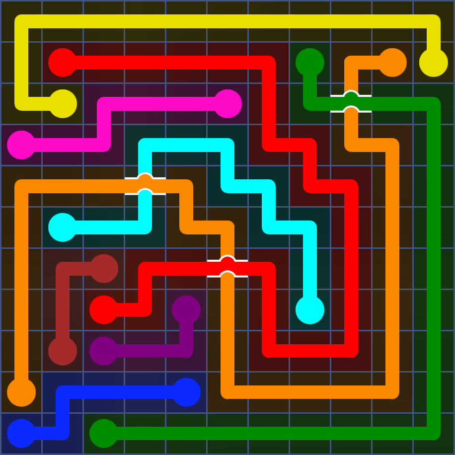Flow Free 5768 Solution