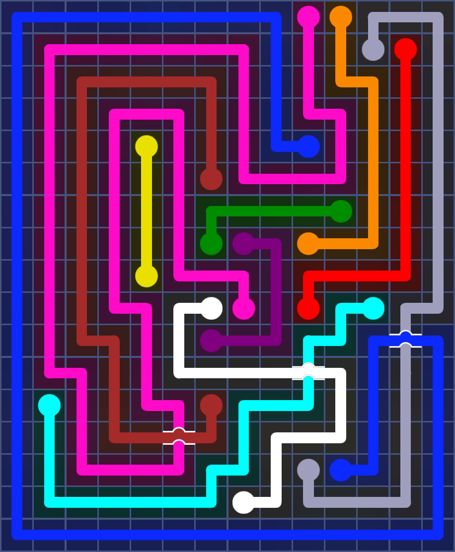 Flow Free 6077 Solution