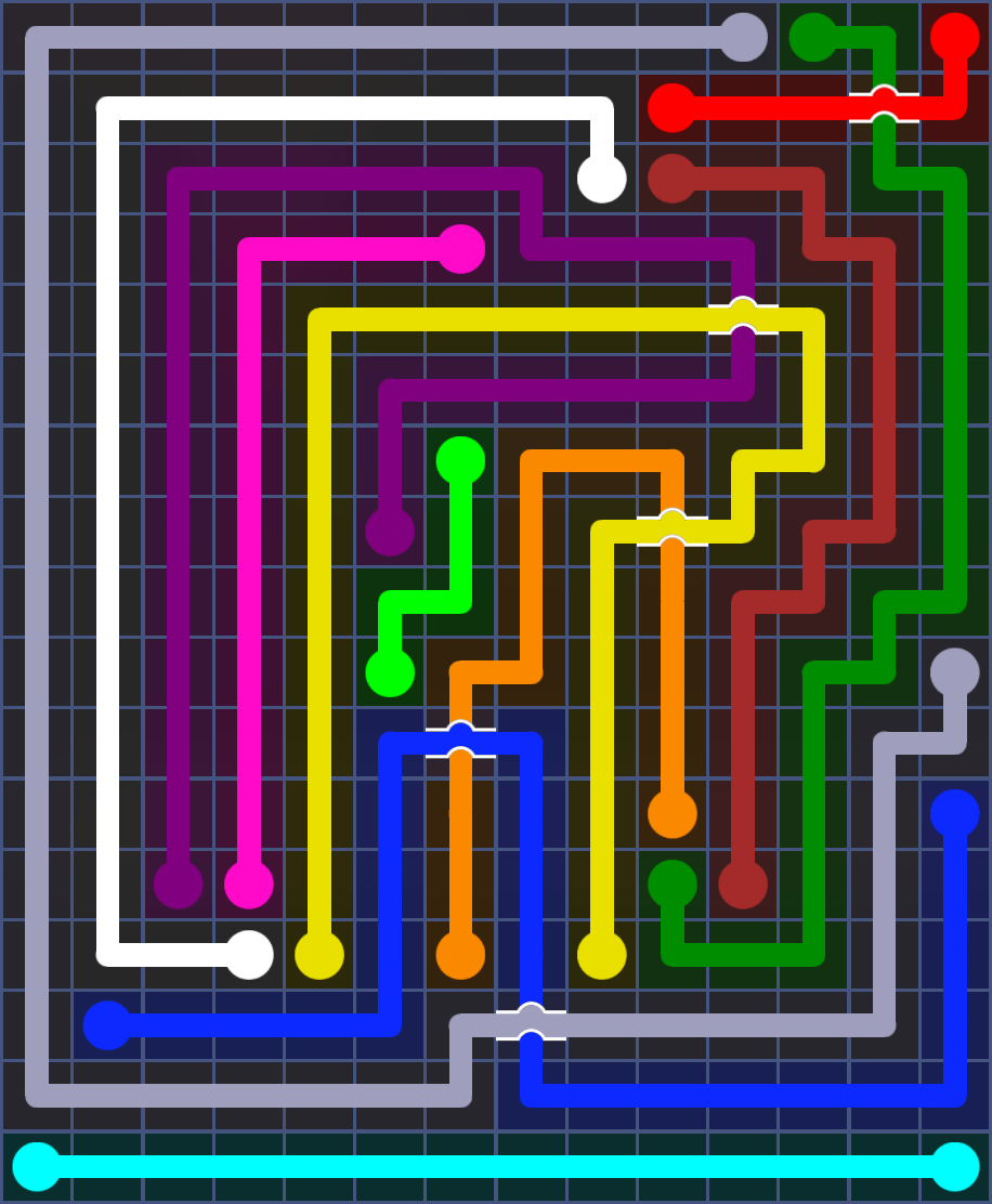 Flow Free 6079 Solution