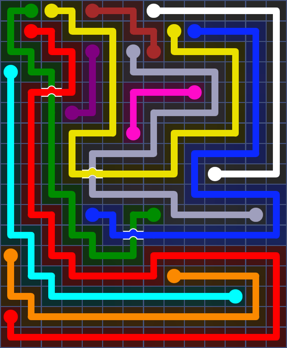 Flow Free 6081 Solution