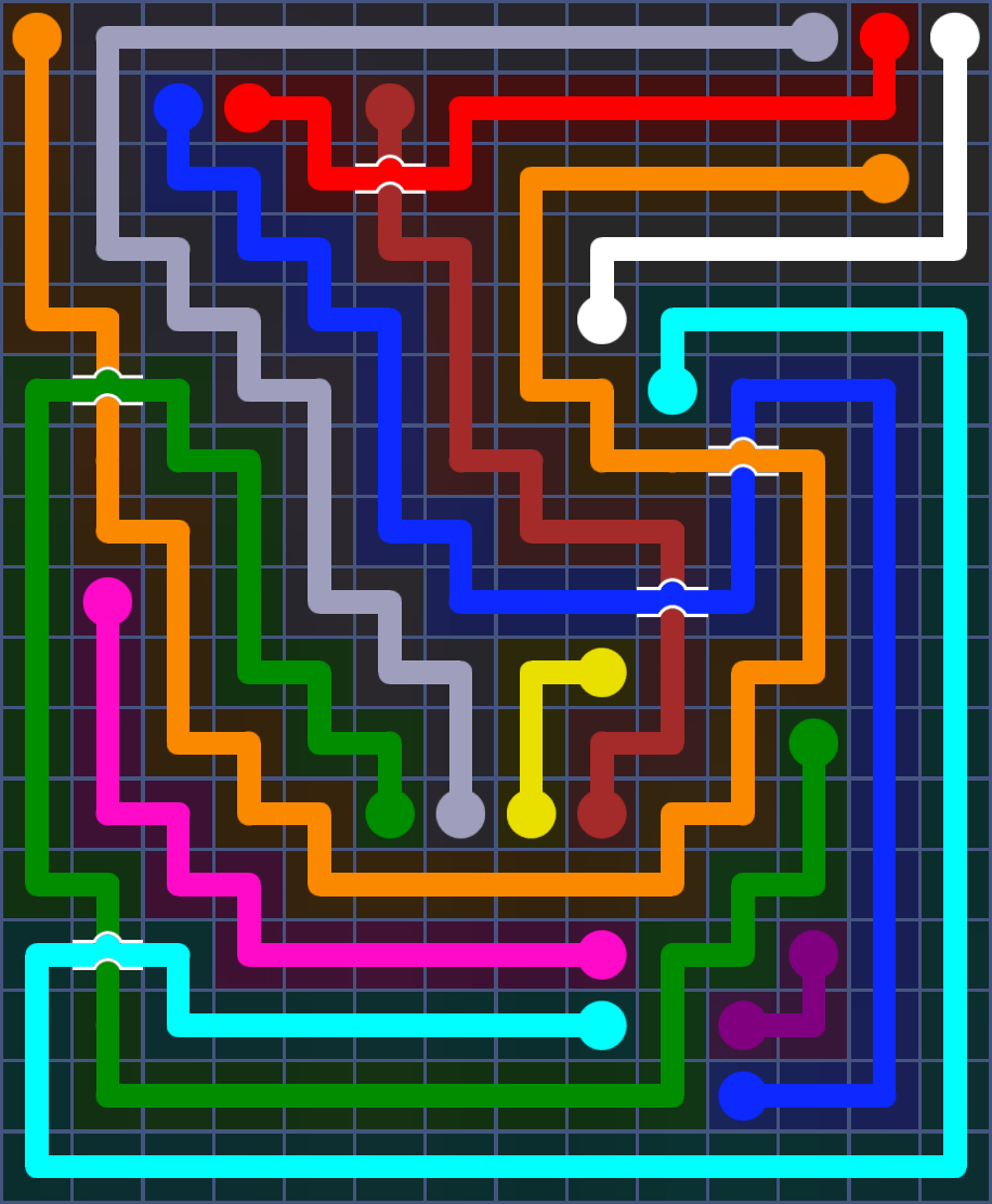 Flow Free 6084 Solution
