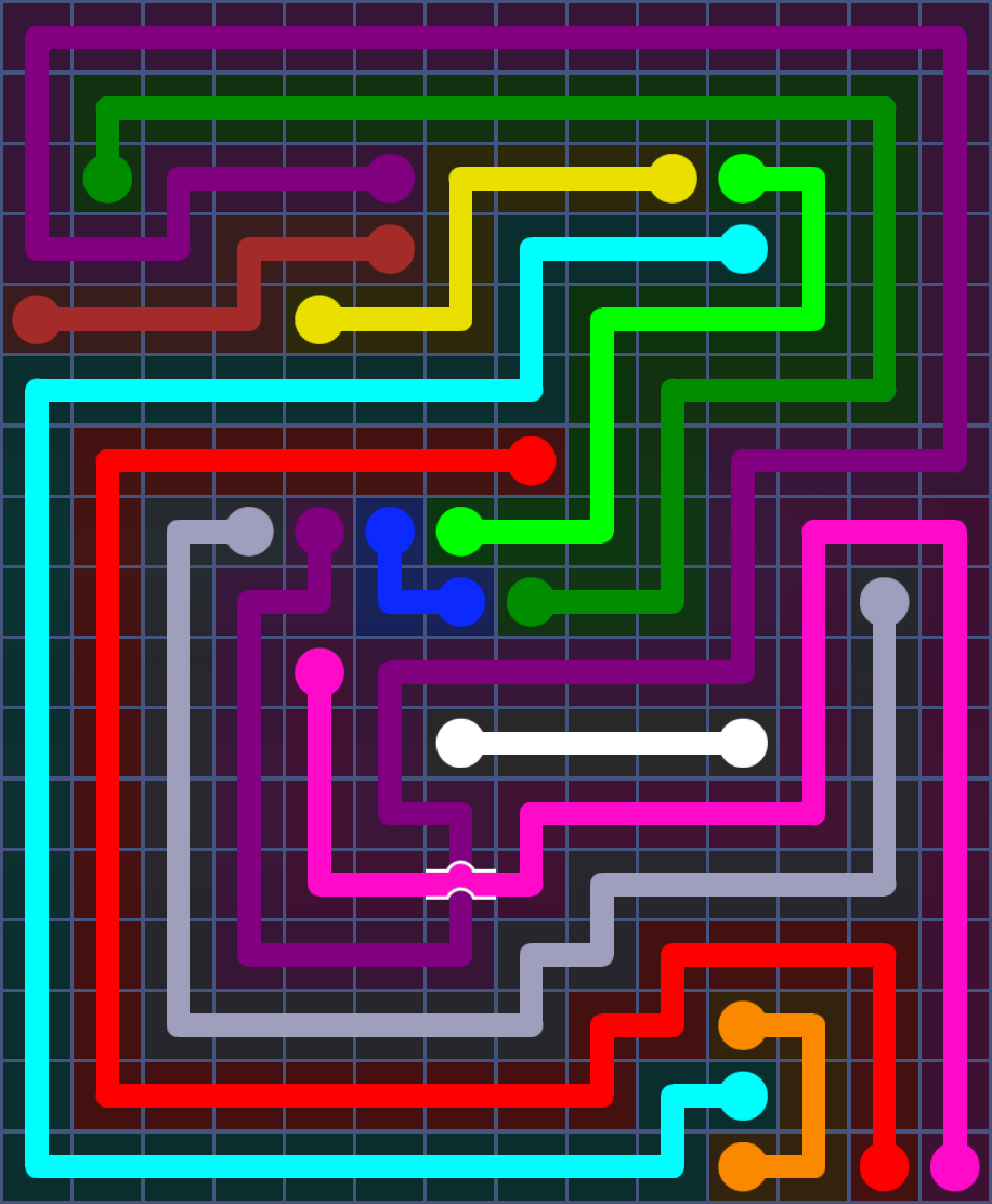 Flow Free 6087 Solution