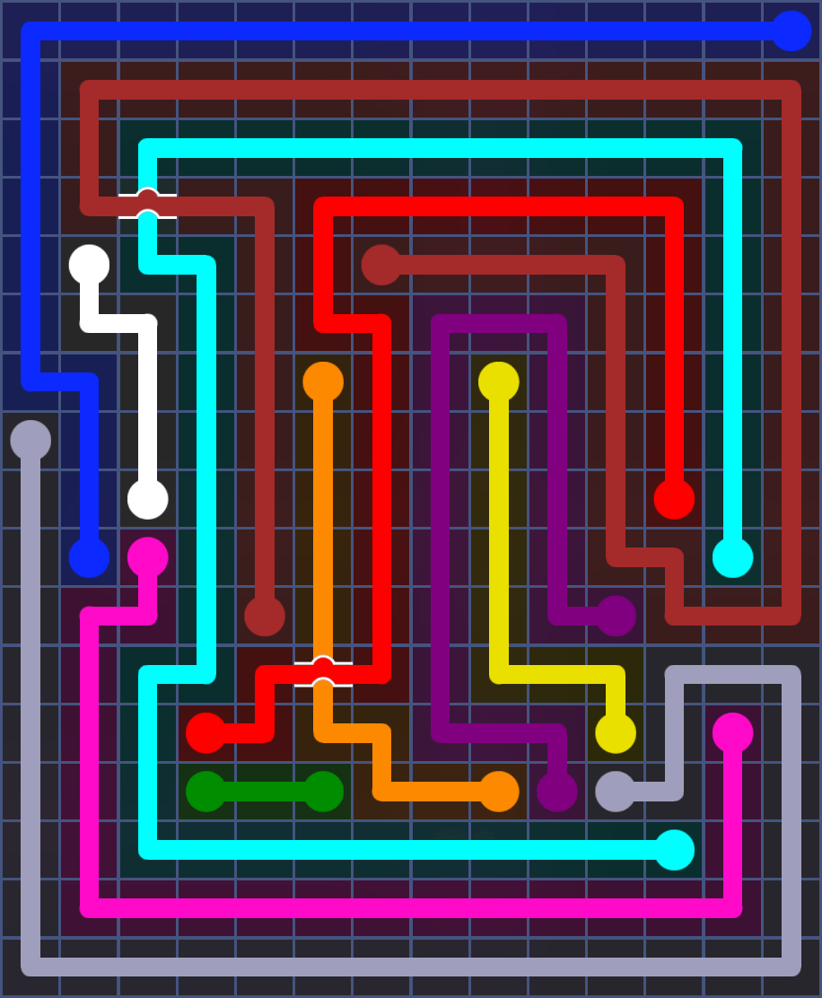 Flow Free 6089 Solution
