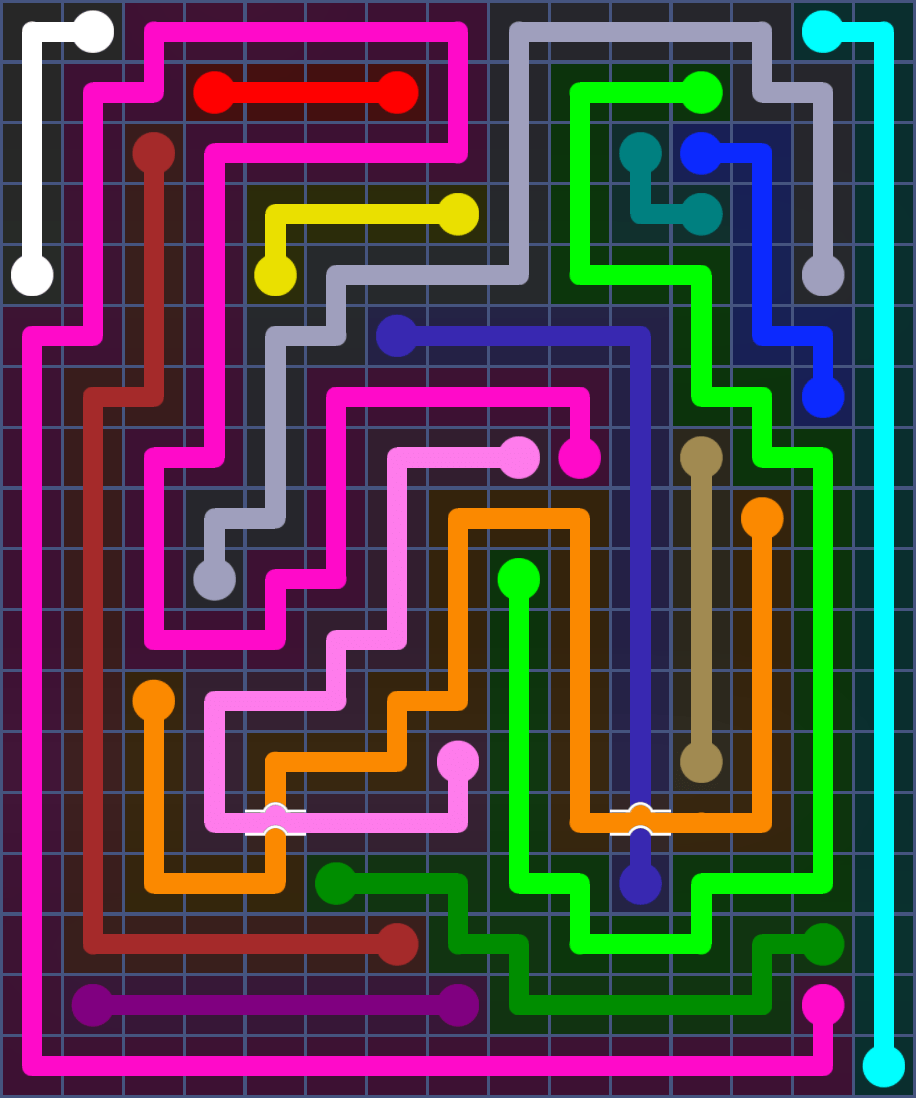 Flow Free 6097 Solution