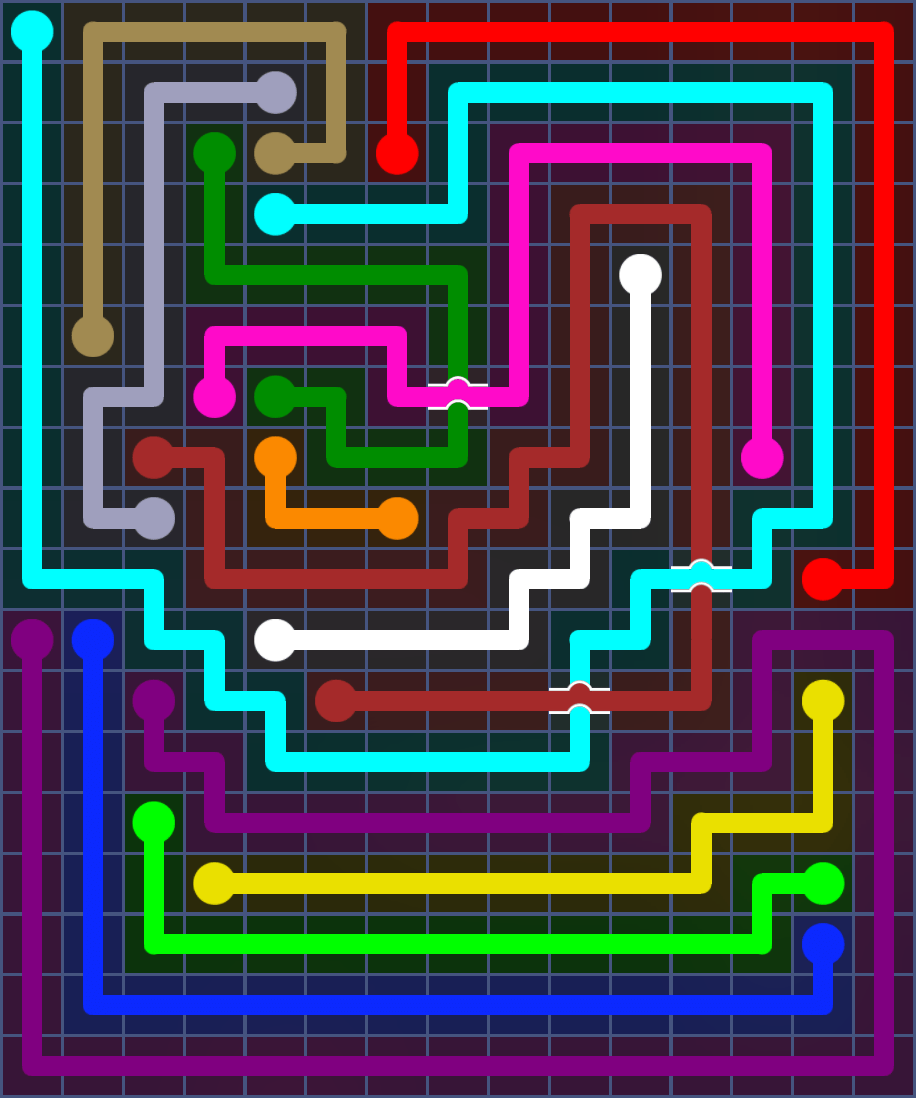 Flow Free 6114 Solution