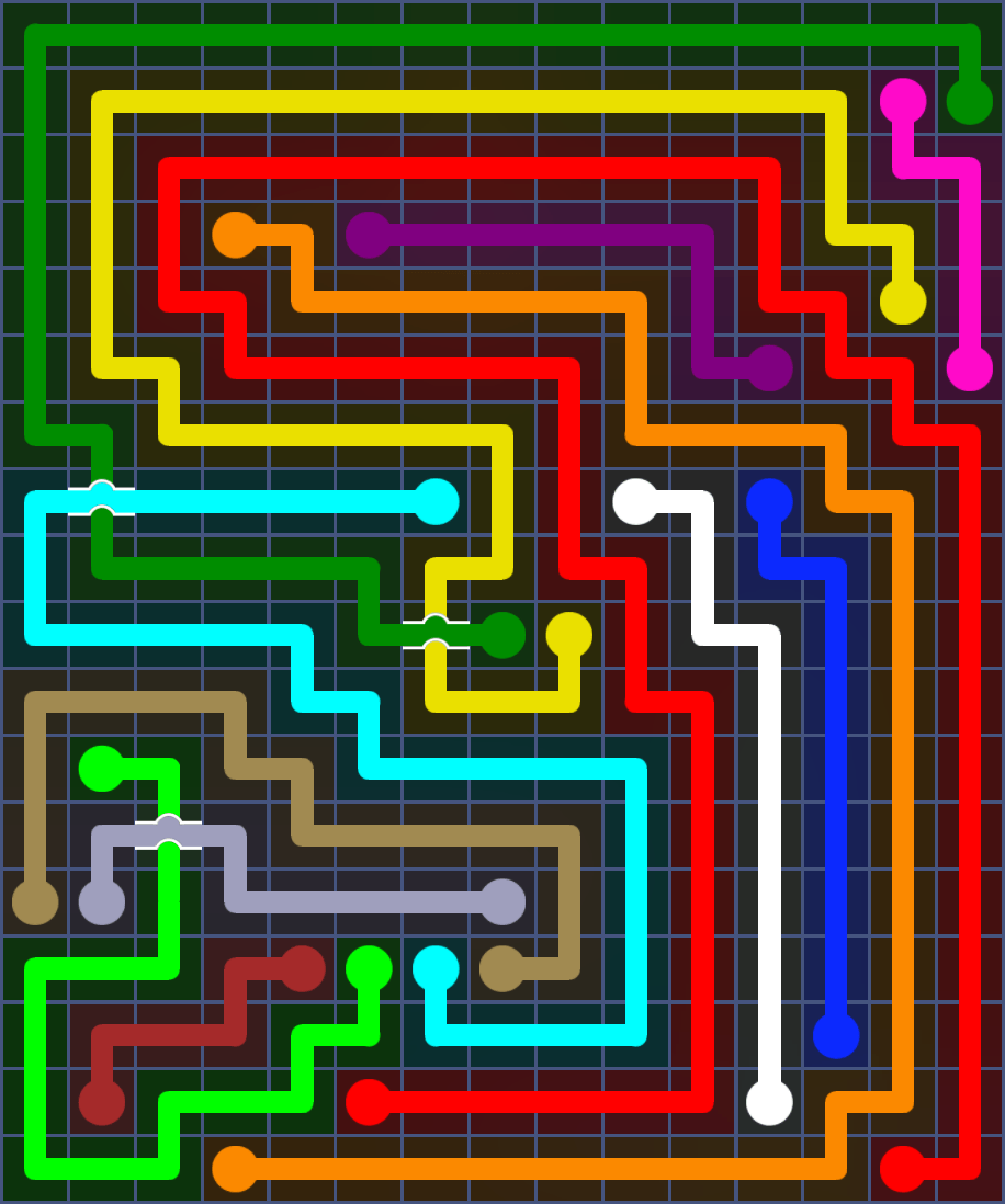 Flow Free 6117 Solution
